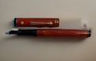 Vintage Eversharp Gold Seal Fountain  Pen  Coral 1930s Lever Fill 14 K Nib
