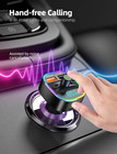 Nulaxy Bluetooth Fm Transmitter  Bluetooth Car Adapter With Dual Usb Charger Wir