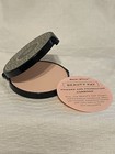 Vintage Midcentury Dura-gloss Beauty Pat Black   Gold Powder Compact Rare Find