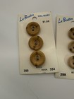 Vintage Lebouton Wooden Buttons