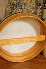 14  Irish Celtic Bodhran Drum W  Tipper   Mulberry Wood Frame Single Bar