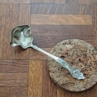 Whiting Iris Art Nouveau Pattern Sterling Silver  925 Cream Dipper Ladle