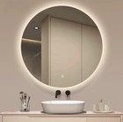 Modern Led Bathroom Lighted Vanity Mirror  32- Inch With Dimmable Touch Control