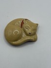 Estee Lauder Solid Perfume Beautiful Cat Compact Usa Vintage Velvet Pouch