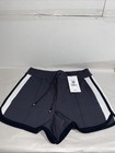 Brand New Women   s Wilson Highwaist Tennis Shorts Size Medium Black And White