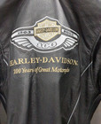 Harley-davidson 100th Anniversary Leather Motorcycle Jacket     Adult Small