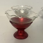 8 Vintage Sherbet Dishes Colorama Anodized Aluminum Glass Different Colors Mcm