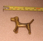 Nice Older Brass Hunting Dog Figurine Pointer Retriever Hunt Canine
