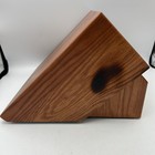 Cutco Ultimate 32 Slot Wood Knife Block   Holder Usa  read 