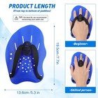 Swim Paddles For Lap Swimming  Swim Training Hand Paddles With Adjustable Str   