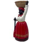 12  Inch  Orisha Madama  Red rojo   Resin Statue