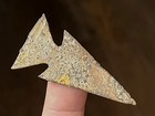 Rare Arizona Historic Trade Point Authentic Arrowhead Indian Artifact 2v5