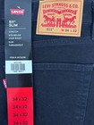 Levis 511 Slim Stretch Black Jeans Men s Nwt Choose Size Denim Cotton Blend