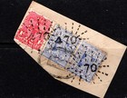 Nsw Numeral Postmark 470 Starburst Cancel On 3 Stamps