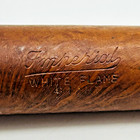 Vintage Imperial White Flame Giant Estate Pipe French Briar  Smooth Apple Shape