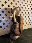 Decorative Indigenous  Hand Carved Stone Figure Statue 5x5x13 5 Inches