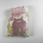Vintage Cabbage Patch Kids Fabric Puff Pillow 80s Retro 1983 Garden Baby15in