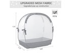 Crib Tent Baby Pop Up Mosquito Net Canopy 55 Inch Breathable Mesh Climb Proof
