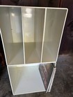 Space Age White Abs Cube End Tables Post Modern Album Storage  Kartell Era