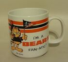 Garfield Coffee Cup Mug  i m A Bears Fan   1978 Nfl Fan-atic Jim Davis Euc 