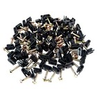 100 Pcs Ground Wire Black Flex Clips With Screw 10 12 14 Gauge Ga