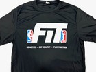 Adidas Authentic Nba Fit Sports Tek Competitor Performance Short Sleeve Shirt- M