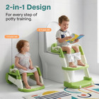 2-in-1 Potty Chair   Potty Training Seat With Step Stool Ladder