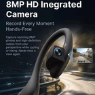 Ai Smart Camera Open-ear Bluetooth Earbuds 8mp Hd Camera Ai Translation Headset 