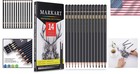Versatile Artist Pencil Set  14 Graphite Pencils For Professionals   Beginners