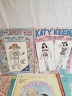 Fashion Paper Dolls Uncut Books Lot Of 10 