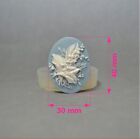 Lily Silicone Mold Floral Cameo Flexible Polymer Clay Fimo Resin Fondant Icing 