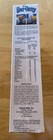 1970s Original General Mills Boo Berry Monster Cereal Box Puff Chute Series 47