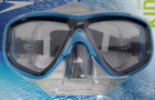 Speedo Surf Gazer Mask Swim Goggles Unisex Kids 3-6 Uv Protect With Nose Cover