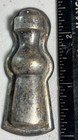 Vintage Old Antique Large Nickel On Brass Escutcheon Keyhole Key    Swivel Cover