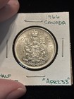 1966 Canada 50 Cents Canadian Silver Half Dollar    apr233    50c