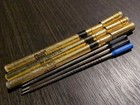 Vintage Cross Ball Point Refills 3 Blk blu Ink Med Point New Original Packaging 