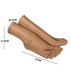 Knowu Us Stock Silicone Female Foot Model Lifelike Soft Display Mannequin