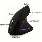 Ergonomic Mouse Optical Vertical Mice 6 Keys Usb Wireless 2 4ghz 1200dpi For Pc