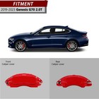 Red Aluminum Caliper Covers 2019-2023 Genesis G70 2 0t Set Of 4