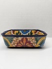 Hand Painted Talavera Casserole Dish Handcrafted In Mexico