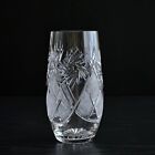 Set Of 2 Hand-cut Crystal Highball Glasses     Neman Vintage Russian Glasses