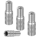 6 Pcs 27mm Valve Stem Extension Screw-on Car Valve Cap Stem Extenders 