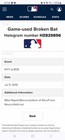 Mike Napoli Game Used Bat Marucci Boston Red Sox Mlb Holo Vs Yankees   Fenway