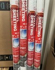 Frost King 48 In 25 Ft Vinyl Sheeting 4 Mil V4825 4 Crystal Clear 48  4 Roll Lot