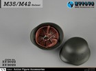 Zytoys 1 6 Wwii Metal M35 German Helmet Model Soldier Doll Mini Toy