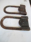 Antique 2 Pulley Wheel Set Industrial Farm Sliding Barn Door Decor        C51
