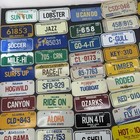 Vintage 1980s Mini License Plates Lot Of 45 Different States Cereal Premiums