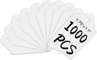 1000 White Price Tags For Tag Gun 1 75 X 1 1 Inches Unstrung Labels For Clothing