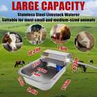 Automatic Livestock Waterer  Auto Refill Water Trough Bowl For Cow Horse Pig Dog