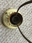 Vintage Antique Pressed Steel 5  Round Ceiling Light Fixture - Glass Decoration
